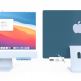 Adam Elements CASA i7 USB-C Clamp Hub iMac 24 - алуминиев USB-C хъб и четец за SD, microSD карти за iMac 24 (2021) (бял) thumbnail 8