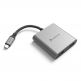Adam Elements Casa H2 USB-C Hub Dual HDMI Adapter - адаптер за свързване от USB-C към два HDMI порта (тъмносив) thumbnail 3