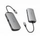 Adam Elements Casa X VGA Hub USB-C 8K 10-in-1 - мултифункционален хъб за свързване на допълнителна периферия за устройства с USB-C (тъмносив) thumbnail
