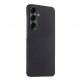 Tactical MagForce Aramid Case - кевларен кейс с MagSafe за Samsung Galaxy S25 Plus (черен)  thumbnail 2