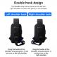 Yesido Anti-Theft Sling Backpack With Lock - стилна чанта с презрамка и ключалка за смартфони и други дребни вещи (черен) thumbnail 9
