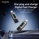 Yesido GS25 Lightning to USB-C Adapter With Digital Display 27W - адаптер от Lightning мъжко към USB-C женско за Apple устройства с Lightning порт (черен) thumbnail 2