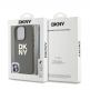 DKNY PU Leather Stack Logo Wrist Strap Case - дизайнерски кожен кейс с връзка за носене за iPhone 16 Pro (тъмнозелен) thumbnail 5