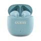 Guess Printed Classic Logo Stereo TWS Headset - безжични блутут слушалки със зареждащ кейс за мобилни устройства (светлосин) thumbnail