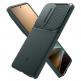 Spigen Optik Armor Case - тънък качествен силиконов (TPU) калъф с капак за камерата за Samsung Galaxy S25 Ultra (зелен) thumbnail 10