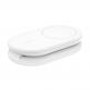 Belkin BoostCharge 2-in-1 Foldable Qi2 Magnetic Wireless Charging Stand - двойна поставка (пад) за безжично зареждане за iPhone с Magsafe и AirPods (бял)	 thumbnail 9
