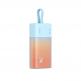 Baseus Popsicle Power Bank with Lightning Cable 20W 5200mAh - външна батерия 10000 mAh с вграден Lightning кабел и USB-C порт (син-оранжев) thumbnail 7