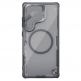 Nillkin Iceblade Prop Magnetic Hard Case - хибриден удароустойчив кейс с MagSafe за Samsung Galaxy S25 Ultra (черен-прозрачен) thumbnail