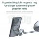 Nillkin Iceblade Prop Magnetic Hard Case - хибриден удароустойчив кейс с MagSafe за Samsung Galaxy S25 Ultra (черен-прозрачен) thumbnail 6
