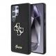 Guess PU Fixed Glitter 4G Metal Logo Case - силиконов (TPU) калъф за Samsung Galaxy S25 Ultra (черен)  thumbnail