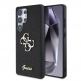 Guess PU Fixed Glitter 4G Metal Logo Case - силиконов (TPU) калъф за Samsung Galaxy S25 Ultra (черен)  thumbnail 5