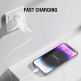 4smarts Slim 20W GaN USB-C PD Fast Charger with USB-C to Lightning Cable (white) - захранване за ел. мрежа с USB-C изход с технология за бързо зареждане и USB-C към Lightning кабел (бял) thumbnail 8