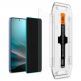 Spigen Glas.Tr Ez Fit Privacy Tempered Glass 2 Pack - 2 броя стъклени защитни покрития с определен ъгъл на виждане за дисплея за Samsung Galaxy S25, Galaxy S24 thumbnail 12