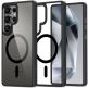 Tech-Protect MagMat MagSafe Case - хибриден удароустойчив кейс с MagSafe за Samsung Galaxy S25 Ultra (черен-прозрачен) thumbnail