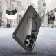 Tech-Protect MagMat MagSafe Case - хибриден удароустойчив кейс с MagSafe за Samsung Galaxy S25 Ultra (черен-прозрачен) thumbnail 4
