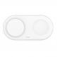 Belkin BoostCharge Pro 2-in-1 Qi2 Magnetic Wireless Charging Pad 15W - двойна поставка (пад) за безжично зареждане за iPhone с Magsafe и AirPods (бял) thumbnail 2