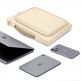 Tech-Protect Basic Laptop Bag 14 - елегантна чанта за MacBook Pro 14 М1 (2021), MacBook Pro 13 и лаптопи до 14 инча (бежов) thumbnail 7
