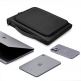 Tech-Protect Basic Laptop Bag 14 - елегантна чанта за MacBook Pro 14 М1 (2021), MacBook Pro 13 и лаптопи до 14 инча (черен) thumbnail 4