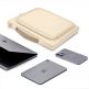 Tech-Protect Basic Laptop Bag 16 - елегантна чанта за MacBook Pro 15 и лаптопи до 16 инча (бежов) thumbnail 6
