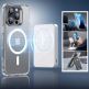 ESR Halolock Classic Hybrid MagSafe Protection Set - хибриден удароустойчив кейс с MagSafe и стъклено защитно покритие за дисплея на iPhone 16 Pro Max (прозрачен-мат) thumbnail 3