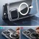 ESR Halolock Classic Hybrid MagSafe Protection Set - хибриден удароустойчив кейс с MagSafe и стъклено защитно покритие за дисплея на iPhone 16 Pro Max (прозрачен) thumbnail 5