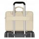 Tech-Protect PocketBag Laptop Bag 14 - елегантна чанта с дръжки и презрамка за MacBook Air 13, MacBook Pro 13, MacBook Pro 14 и лаптопи до 14 инча (бежов) thumbnail 5