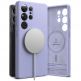 Ringke Liquid Silicone Magnetic Case - силиконов (TPU) калъф с MagSafe за Samsung Galaxy S25 Ultra (лилав) thumbnail