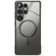 Ringke Fusion Magnetic Bold Case - хибриден удароустойчив кейс с MagSafe за Samsung Galaxy S25 Ultra (черен-прозрачен) thumbnail 3