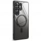 Ringke Fusion Magnetic Bold Case - хибриден удароустойчив кейс с MagSafe за Samsung Galaxy S25 Ultra (черен-прозрачен) thumbnail 4