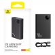 Baseus Adaman Power Bank 140W 24000 mAh (P10021508113-00) - преносима външна батерия с 2xUSB-C и 1xUSB-A изходи и технология за бързо зареждане (черен) thumbnail 3