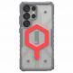 Urban Armor Gear Pathfinder Clear MagSafe Case - удароустойчив хибриден кейс с MagSafe и връзка за ръка за Samsung Galaxy S25 Ultra (сив-розов) thumbnail 2