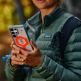 Urban Armor Gear Pathfinder Clear MagSafe Case - удароустойчив хибриден кейс с MagSafe и връзка за ръка за Samsung Galaxy S25 Ultra (сив-розов) thumbnail 5