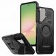 Techsuit CamVault Pro Case - хибриден удароустойчив кейс с вградена поставка и MagSafe за Samsung Galaxy A56 5G (черен)  thumbnail