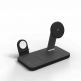 Mophie Snap Plus 3in1 Magnetic MagSafe Wireless Charger - тройна поставка (пад) за безжично зареждане за iPhone с Magsafe, Apple Watch, AirPods Pro и Qi съвместими устройства (черен) thumbnail 2