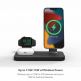 Mophie Snap Plus 3in1 Magnetic MagSafe Wireless Charger - тройна поставка (пад) за безжично зареждане за iPhone с Magsafe, Apple Watch, AirPods Pro и Qi съвместими устройства (черен) thumbnail 9