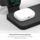 Mophie Snap Plus 3in1 Magnetic MagSafe Wireless Charger - тройна поставка (пад) за безжично зареждане за iPhone с Magsafe, Apple Watch, AirPods Pro и Qi съвместими устройства (черен) thumbnail 13