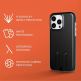 Tech21 EvoCrystal Kick Hybrid MagSafe Case - хибриден удароустойчив кейс с MagSafe за iPhone 15 Pro Max (черен) thumbnail 5