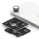 Ringke Camera Lens Frame Glass Protector 2 Pack - 2 комплекта предпазни стъклени лещи за камерата на iPhone 16e (2025) (черен) thumbnail 2