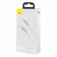 Baseus Cafule Metal Series USB-C to Lightning Cable PD 20W (CATLJK-A02) - USB-C към Lightning кабел за Apple устройства с Lightning порт (100 см) (бял) thumbnail 7