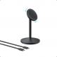 Anker MagGo Qi2 Charger Stand 15W - настолна поставка за безжично зареждане за iPhone с MagSafe и Qi2 съвместими мобилни устройства (черен) thumbnail