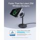Anker MagGo Qi2 Charger Stand 15W - настолна поставка за безжично зареждане за iPhone с MagSafe и Qi2 съвместими мобилни устройства (черен) thumbnail 3