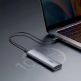 Baseus FlyJoy USB-C External M.2 NVMe SATA SSD Enclosure - алуминиева външна кутия с USB-C за M.2 NVMe SATA SSD дискове (сив) thumbnail 14