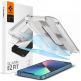 Spigen Glas.tR EZ Fit Sensor Open Tempered Glass 2 Pack - 2 броя стъклени защитни покрития за дисплея на iPhone 16e, iPhone 14, iPhone 13, iPhone 13 Pro (прозрачен) thumbnail
