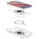Spigen Ultra Hybrid MagSafe Neo One Case - хибриден кейс с висока степен на защита с MagSafe за iPhone 16e (прозрачен)  thumbnail 8