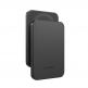Pitaka Qi2 Aramid Fiber Magnetic Power Bank 5000 mAh 15W - преносима външна батерия с USB-C порт и безжично зареждане с MagSafe (черен-сив) thumbnail
