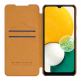 Nillkin Qin Leather Flip Case - кожен калъф, тип портфейл за Samsung Galaxy A13 5G (кафяв) thumbnail 4