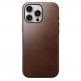 Nomad Modern Horween Leather MagSafe Case - кожен (естествена кожа) кейс с MagSafe за iPhone 16 Pro Max (тъмнокафяв) thumbnail 2