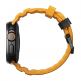 Nomad Rocky Point Strap - силиконова каишка за Apple Watch 42мм, 44мм, 45мм, 46мм, Ultra 49мм (жълт-черен) thumbnail 2