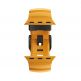 Nomad Rocky Point Strap - силиконова каишка за Apple Watch 42мм, 44мм, 45мм, 46мм, Ultra 49мм (жълт-черен) thumbnail 9