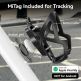 MiLi MiBell Apple Trackable Bike Bottle Holder - поставка за бутилка за колело с вградено устройство за намиране на изгубени вещи чрез FindMy (черен) thumbnail 6